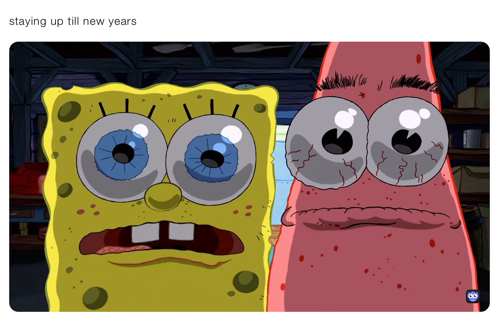 staying up till new years