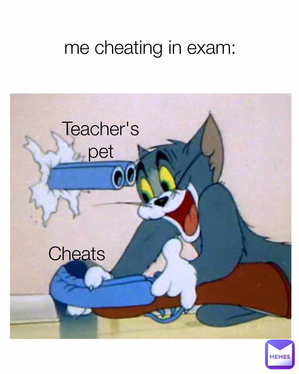 Teachers pet Cheats me cheating in exam: | @Bruhus | Memes