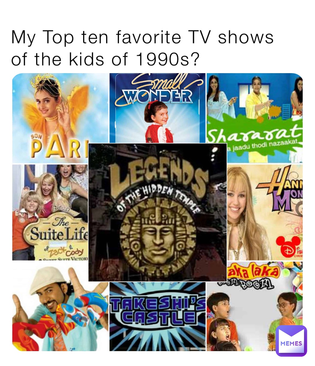 My Top ten favorite TV shows of the kids of 1990s?