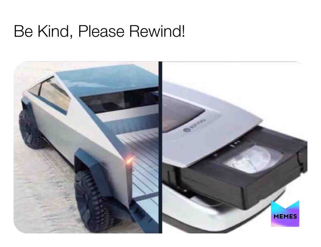 LOLZ!
  #cybertruck   #tesla   #elonmusk   #memesdailys   #memesdaily   #memesdaily   #nostalgia  #funnymemes  #funnymemes  #KraftPunkd