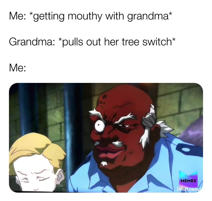 Don’t EVER mess with Grandma!  #TheBoondocks  #grandma  #UncleRuckus  #thanksgiving  #happythanksgiving  #funny  #funnymemes  #memes  #meme  #kraftpunkd