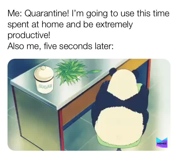 It\u2019s been less than a week of quarantine for me and I\u2019m already behind with all the work I\u2019m supposed to do\ud83d\ude02
 #work  #workfromhome  #quarantine  #procrastination  #youshouldprobablygobacktoworkinsteadofscrollingthrougmemes