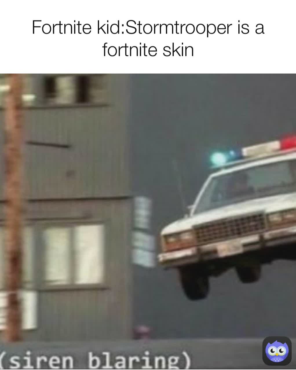 Fortnite kid:Stormtrooper is a fortnite skin