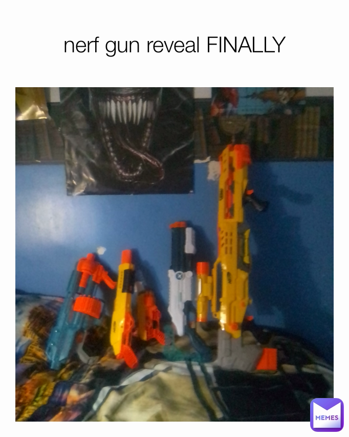 nerf gun reveal FINALLY