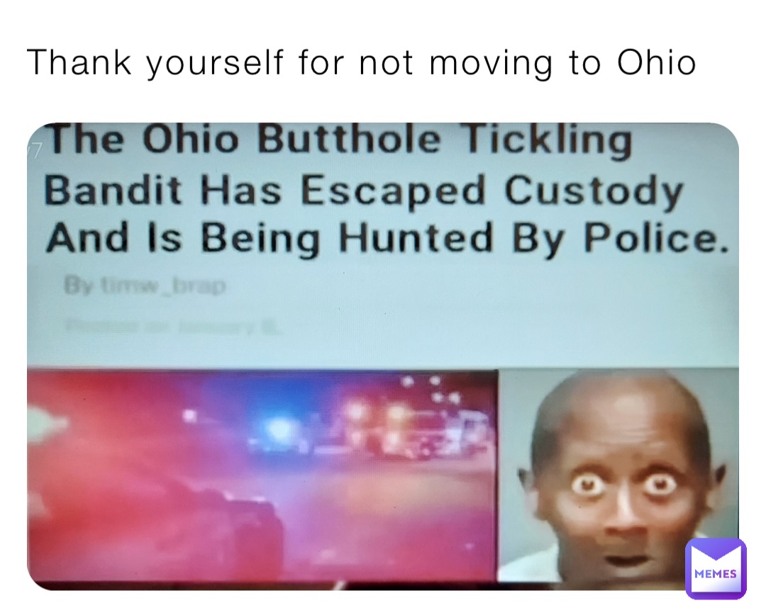 Thank yourself for not moving to Ohio