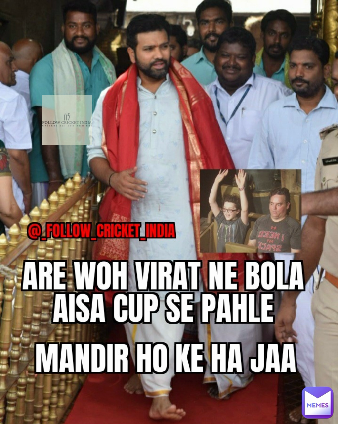 Post by @follow_cricket_india | Memes