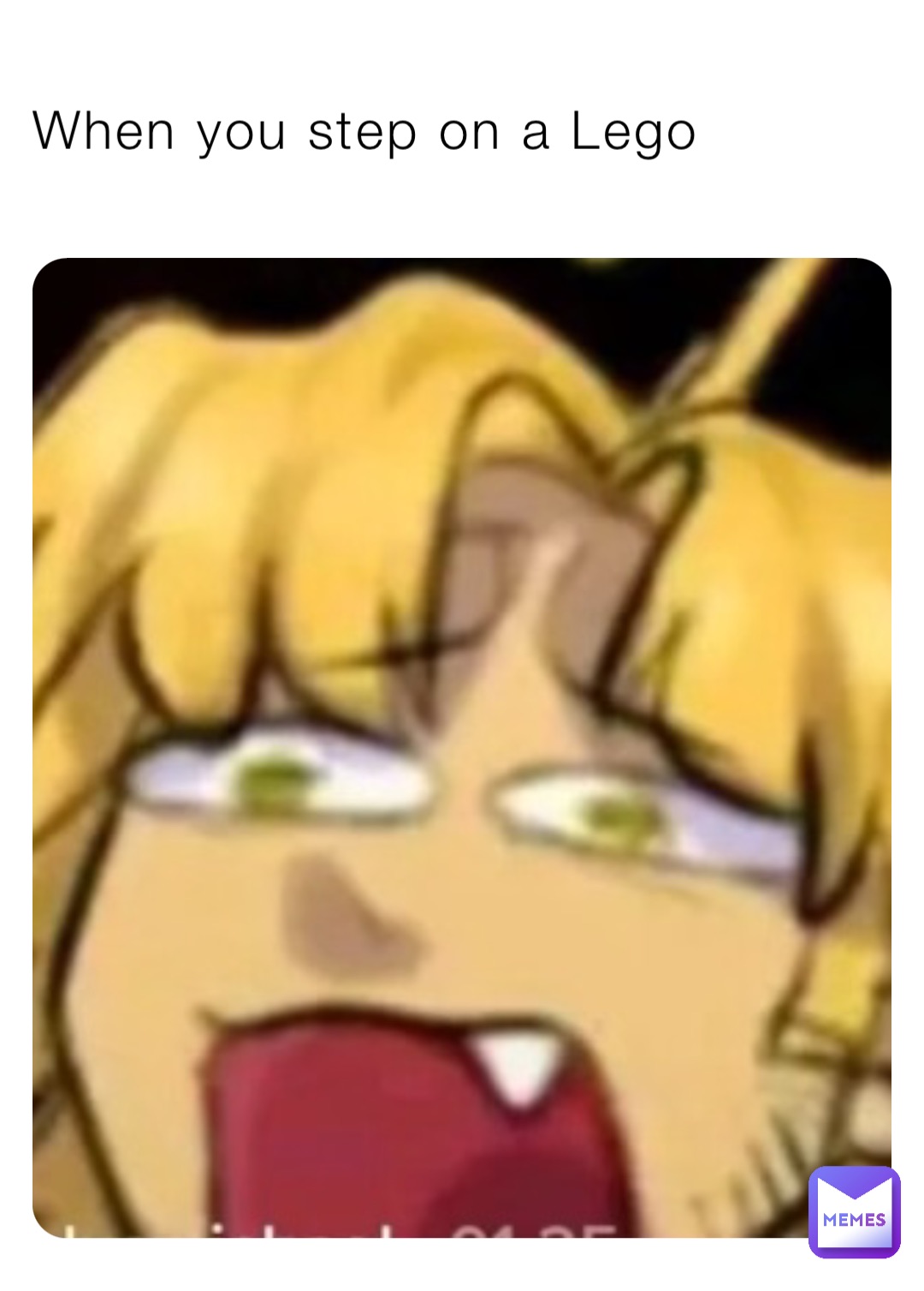 When you step on a Lego