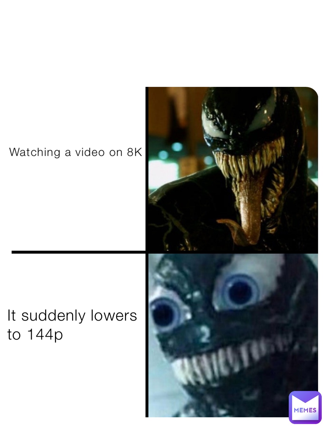 Watching a video on 8K It suddenly lowers to 144p