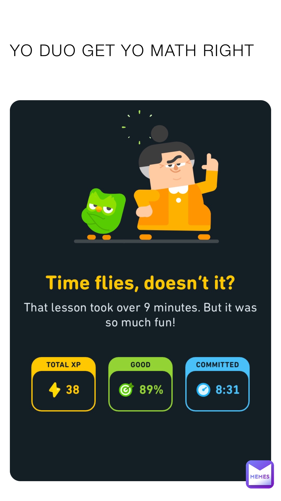 YO DUO GET YO MATH RIGHT
