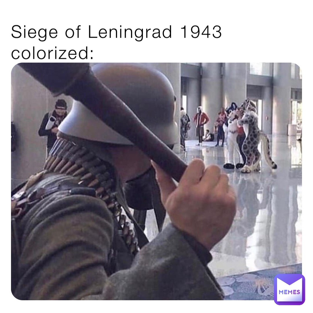 Siege of Leningrad 1943 colorized: