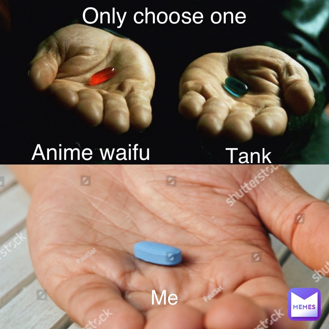 Only choose one Anime waifu Tank Me