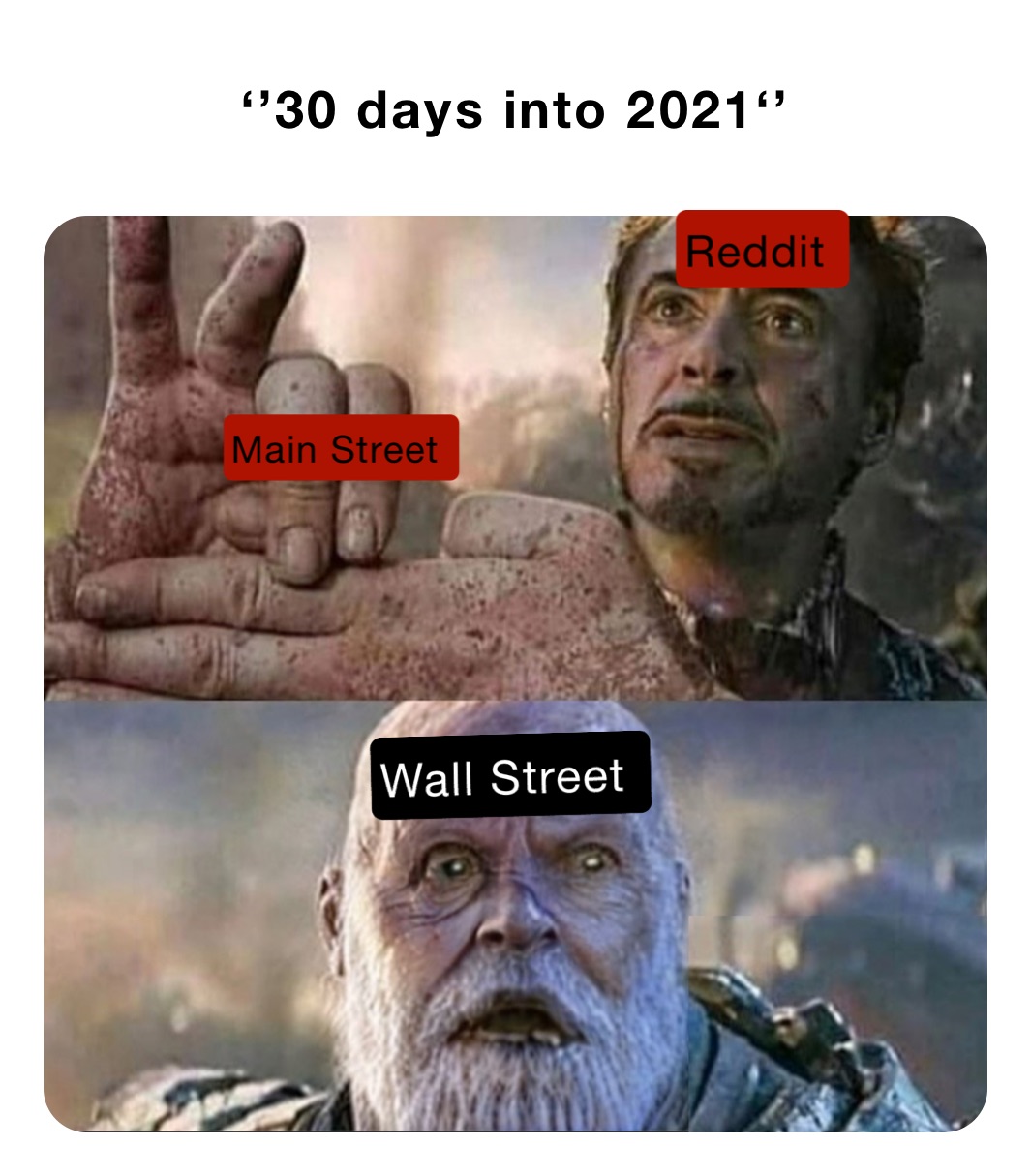 ‘’30 days into 2021‘’