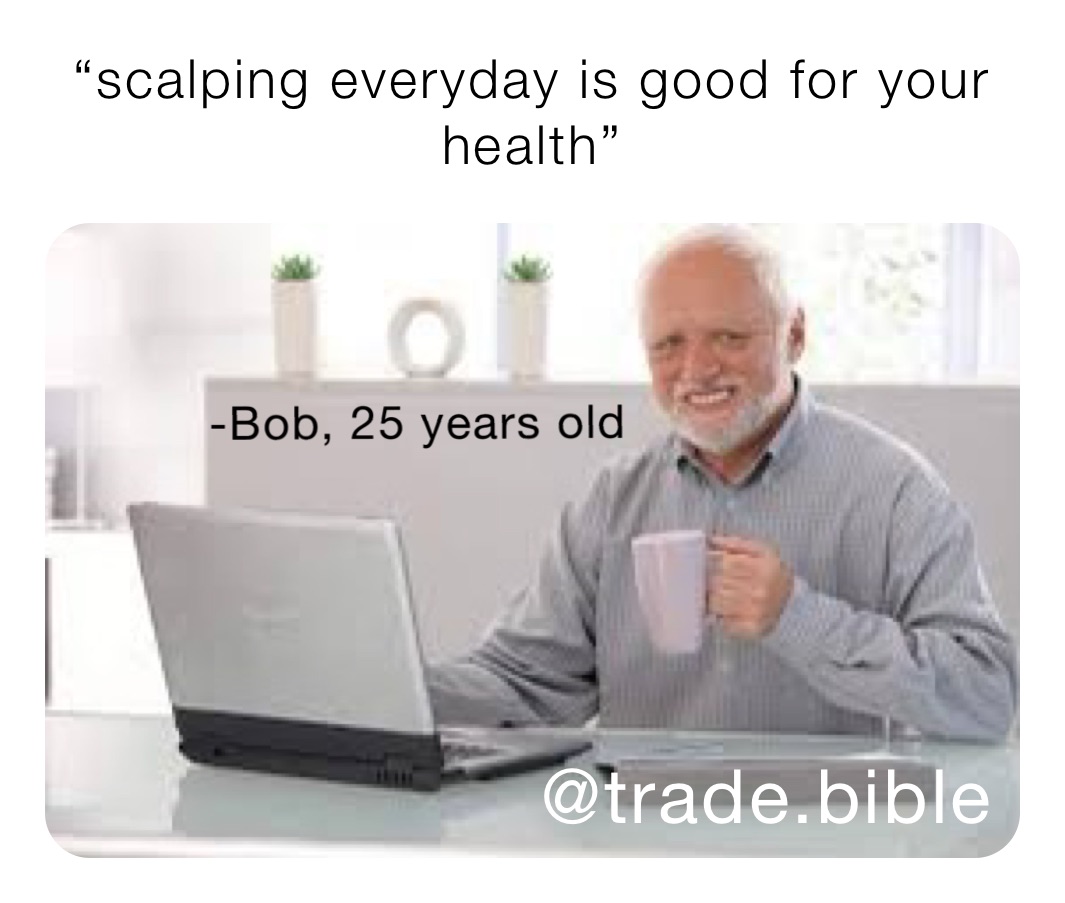 “scalping everyday is good for your health” 