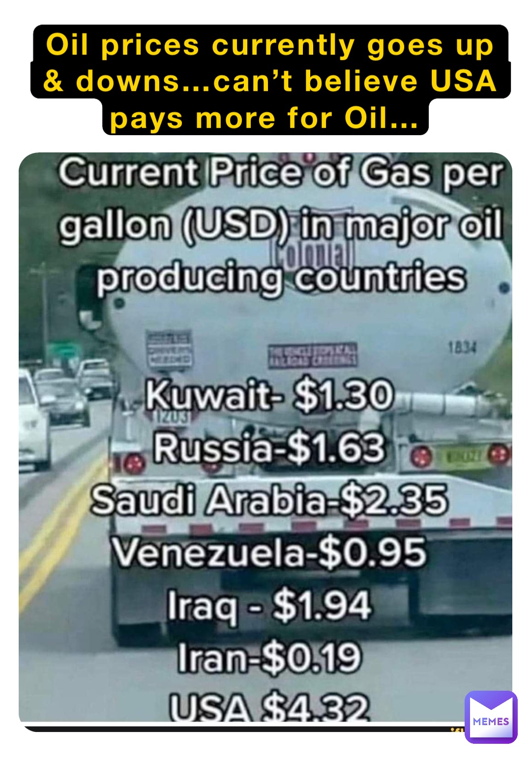 Oil prices currently goes up & downs…can’t believe USA pays more for Oil…