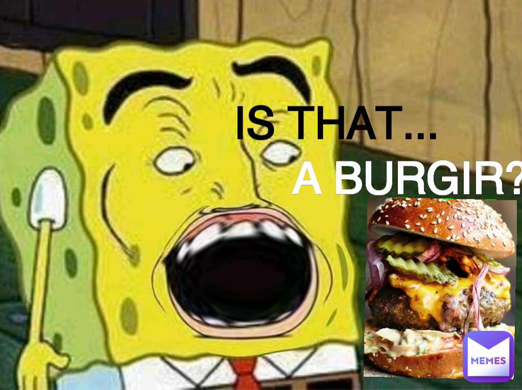 IS THAT... A BURGIR?