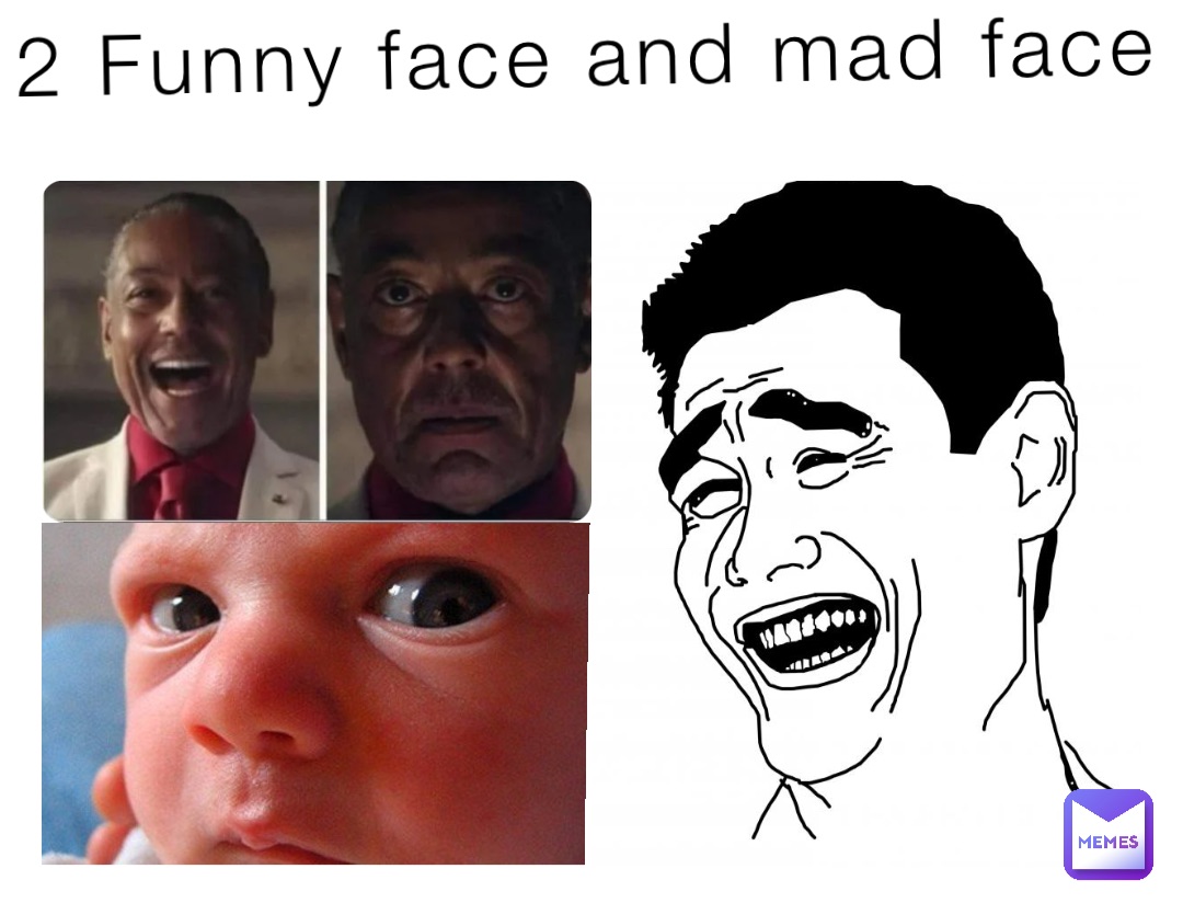 mad funny face