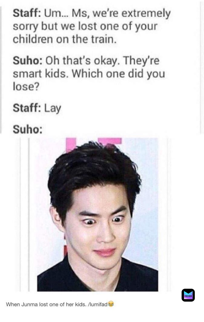 #exo #exomemes OH SHIT
