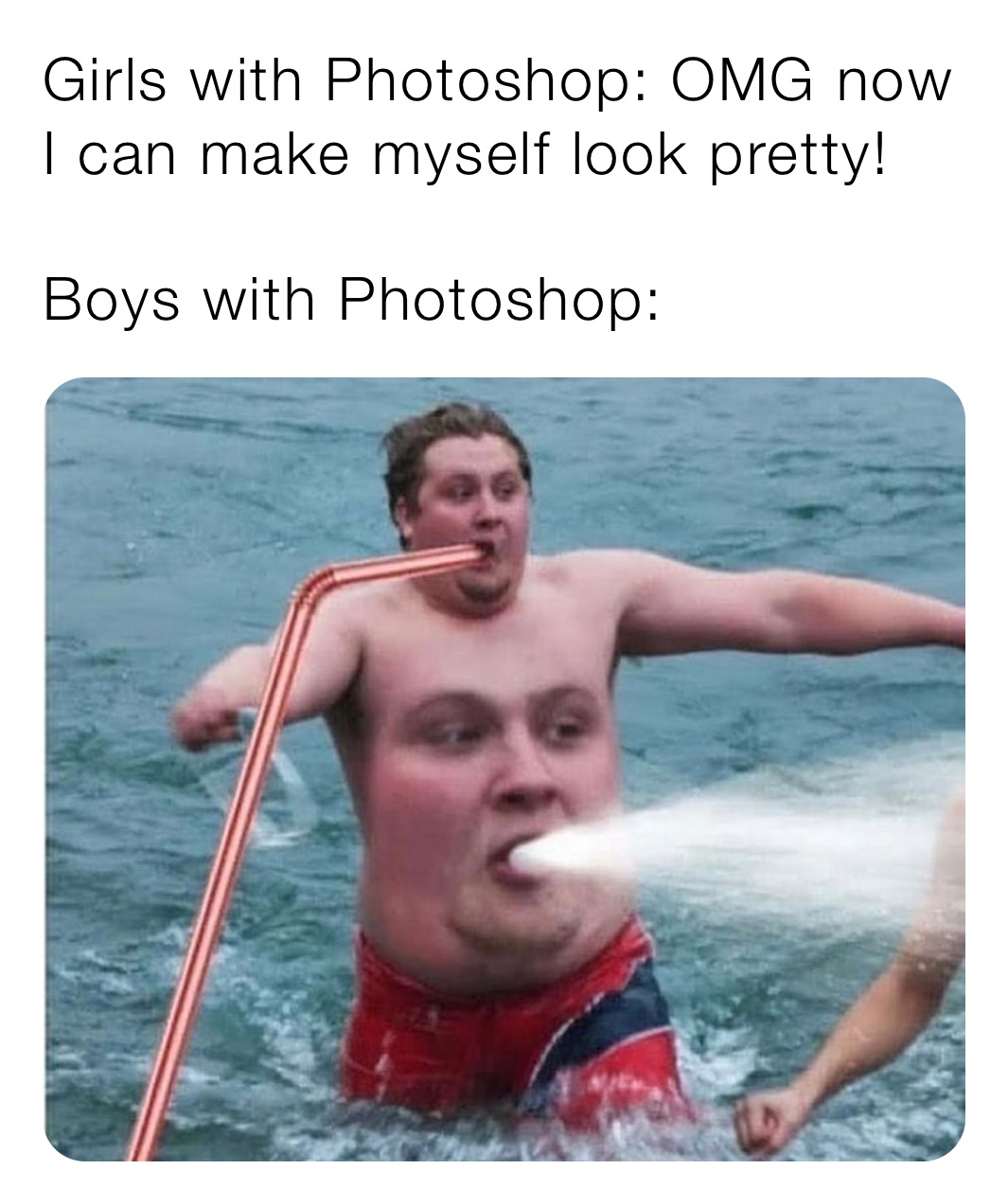 Making a meme with photoshop