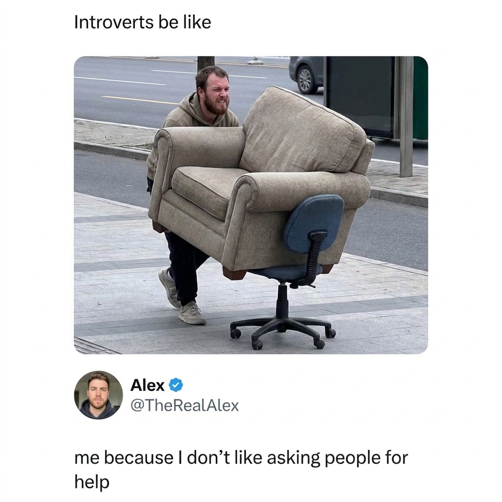 the struggle is real
