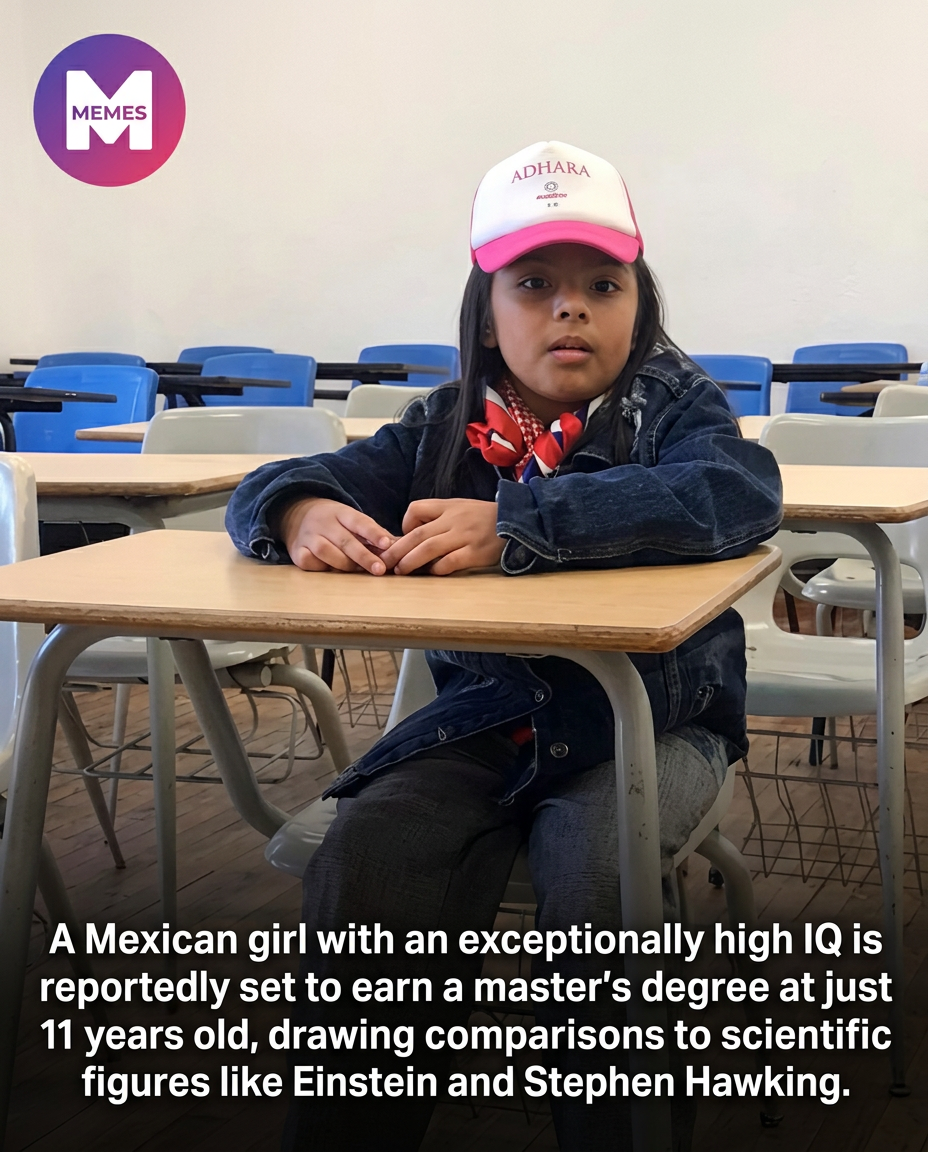 A young girl from Mexico is reportedly making global headlines after achieving what many consider an extraordinary academic milestone—earning a master’s degree at just 11 years old. With claims of an exceptionally high IQ, her story has sparked admiration and curiosity around the world.
