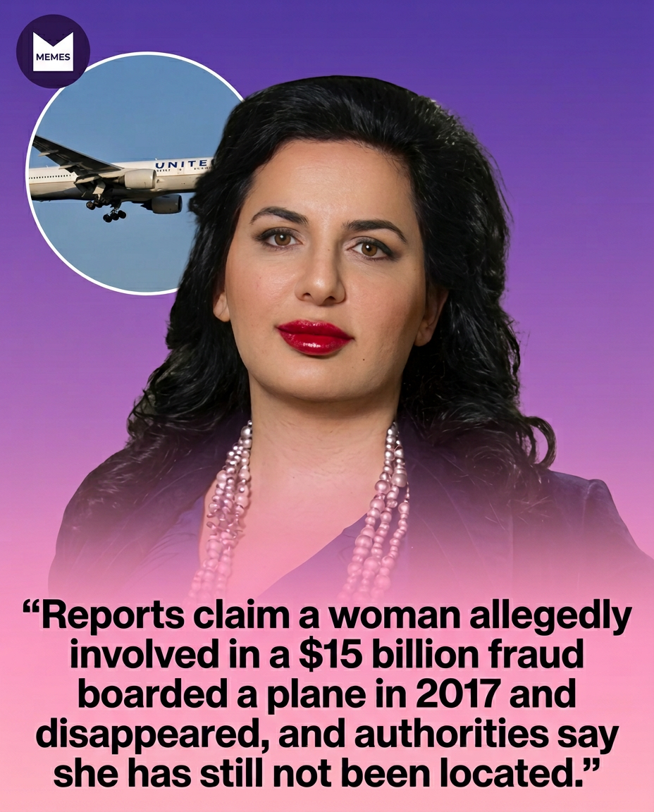 According to claims circulating around the case, a woman accused of involvement in a multi-billion-dollar fraud vanished after leaving the country in 2017, and her location has remained unknown since.