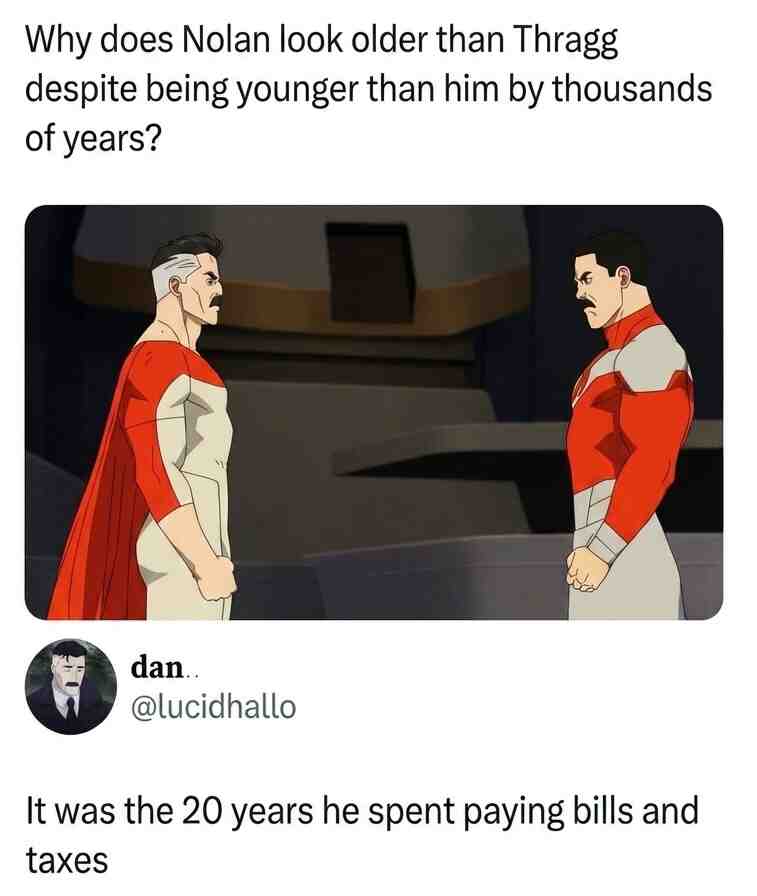 Aging like milk, not wine.