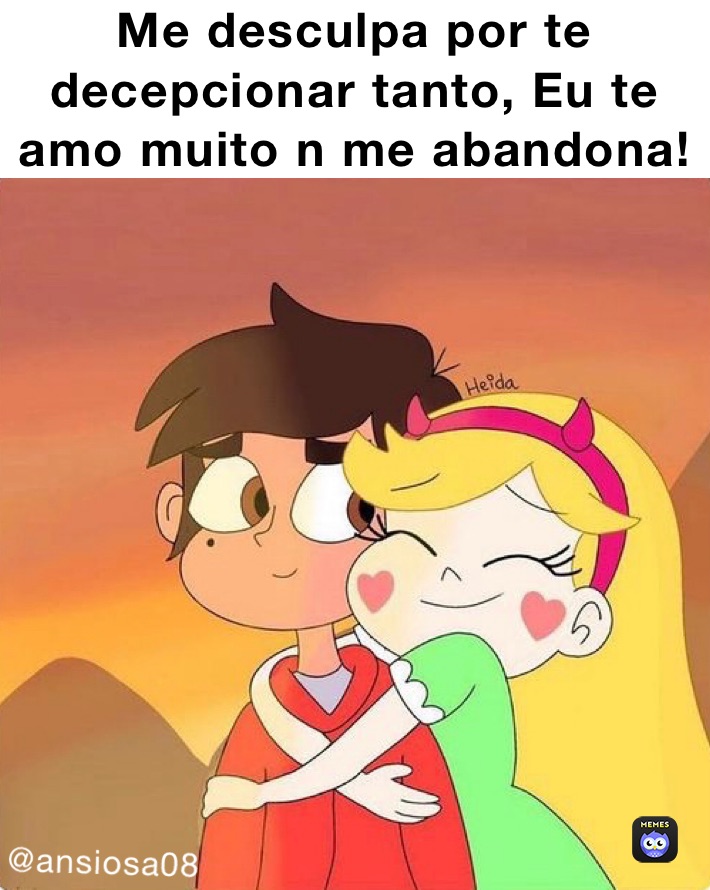 Me desculpa por te decepcionar tanto, Eu te amo muito n me abandona!