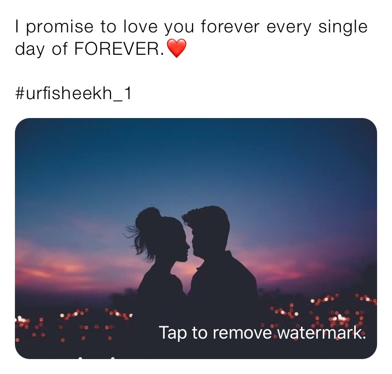 I promise to love you forever every single day of FOREVER.❤️

#urfisheekh_1