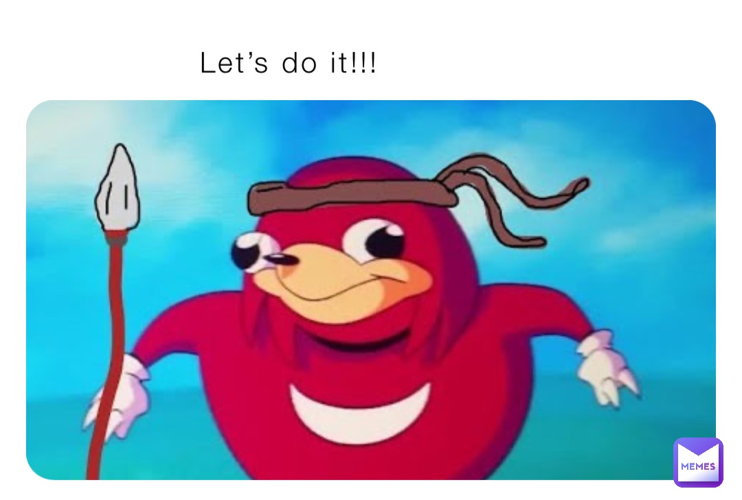 Let’s do it!!!