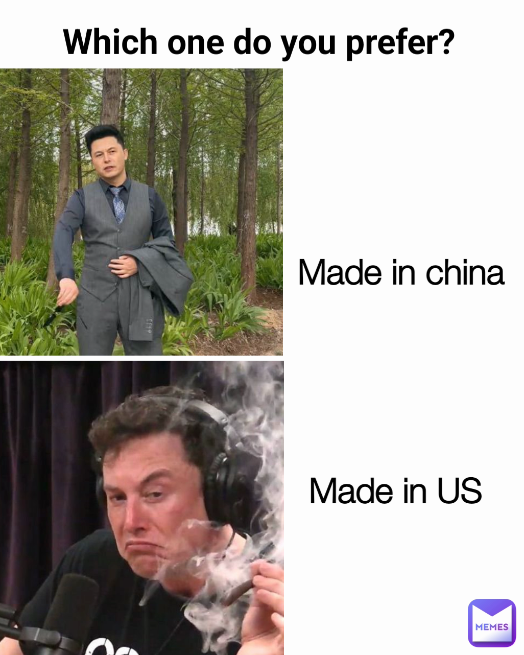 Made in US Made in china Which one do you prefer?