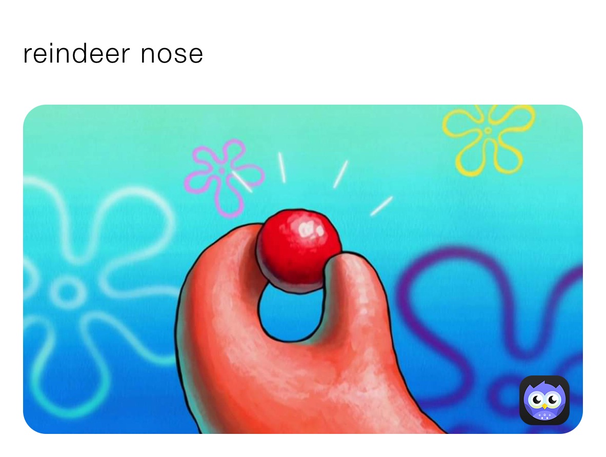 reindeer nose 