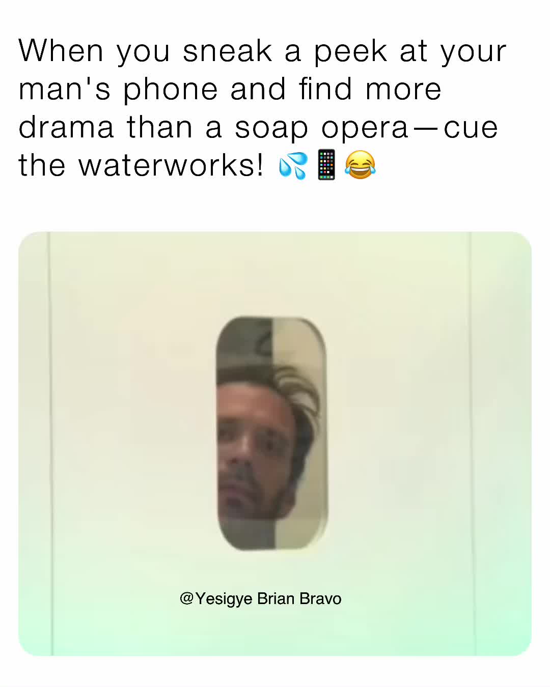 Meme shared by @YBravomeme