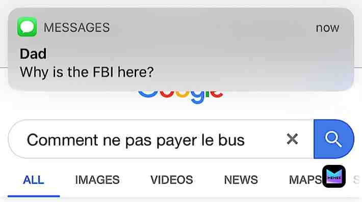 Bus is too expensive #frenchmemes