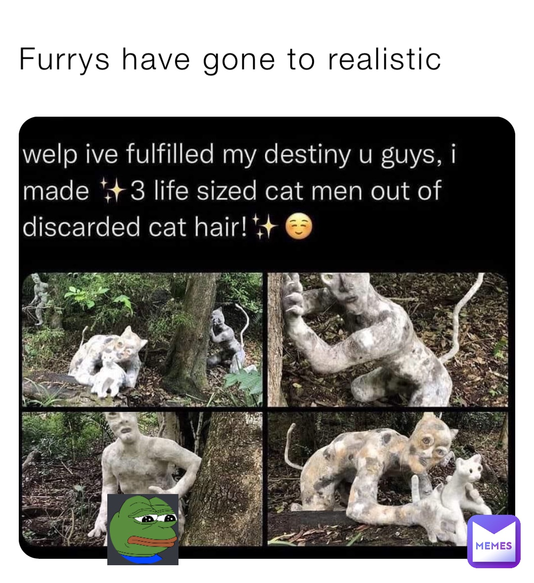 Furrys have gone to realistic Furrys do be evolving