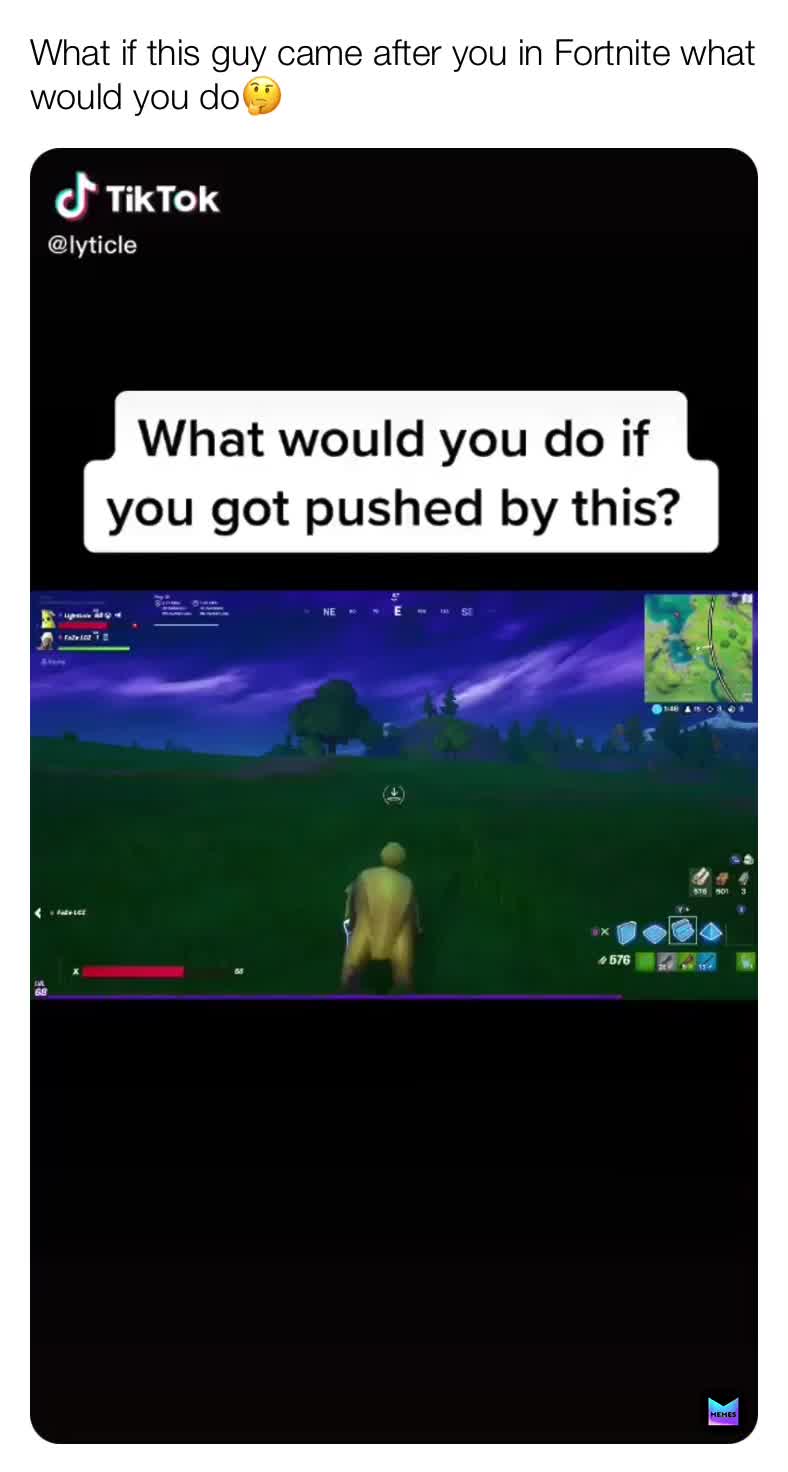 What if this guy came after you in Fortnite what would you do🤔  #funnymemes   #memes  #memepage  #darkmemes   #fortnite   #like  #Follow  #comment  #foryou  #foryoupage