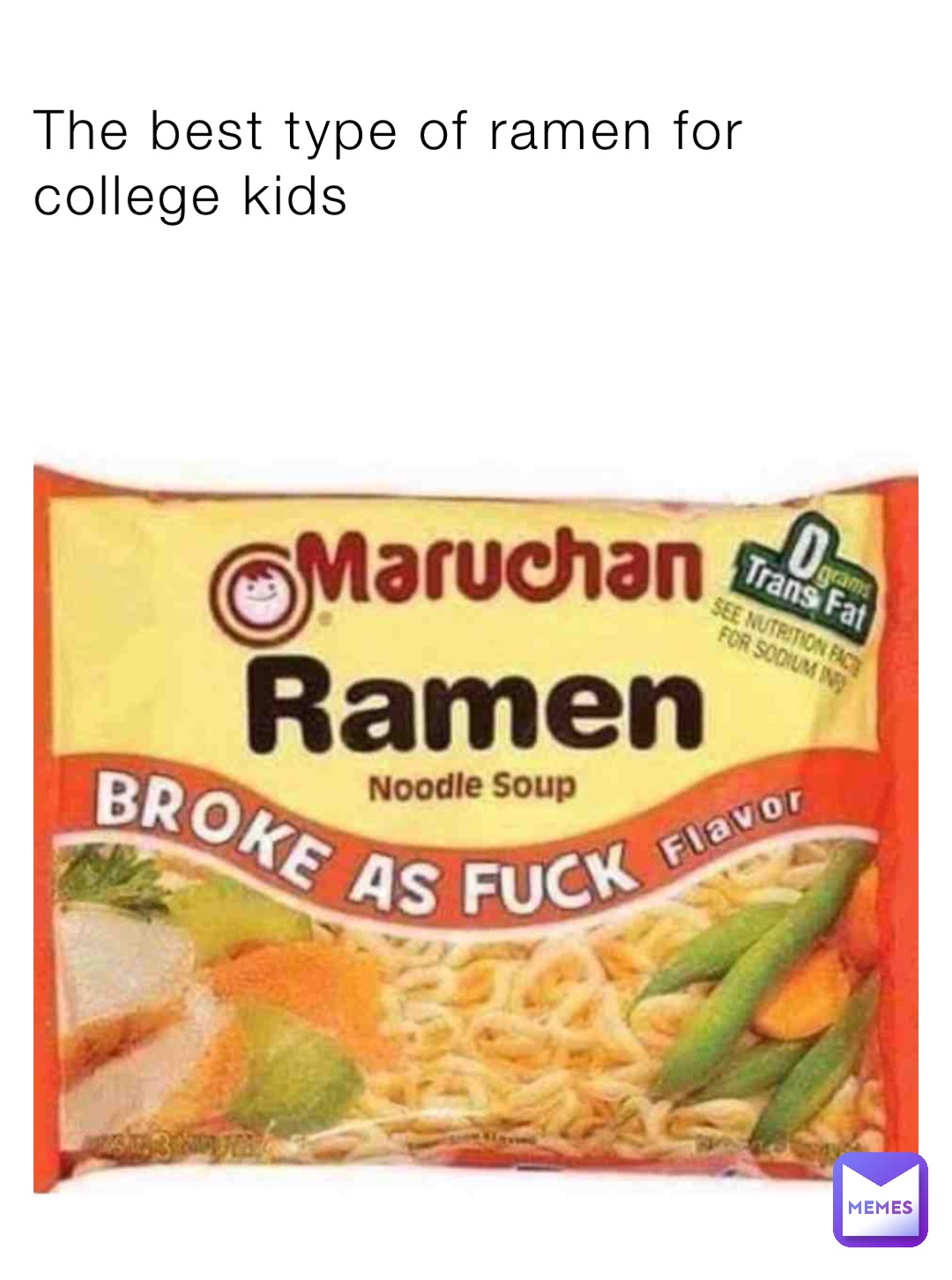 The best type of ramen for college kids