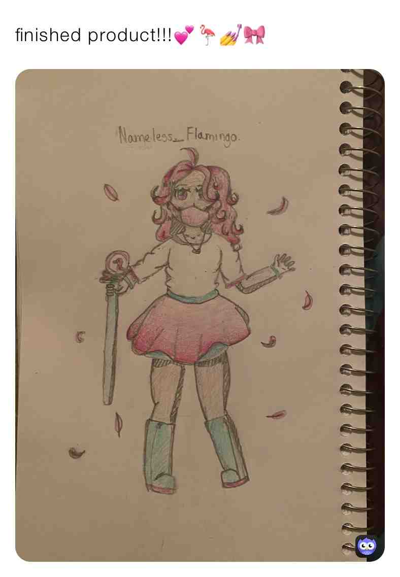 I’m really proud of how this came out!!! #mypostsareshitlol #italianstringbeans #memes #flamingo #feather #ily