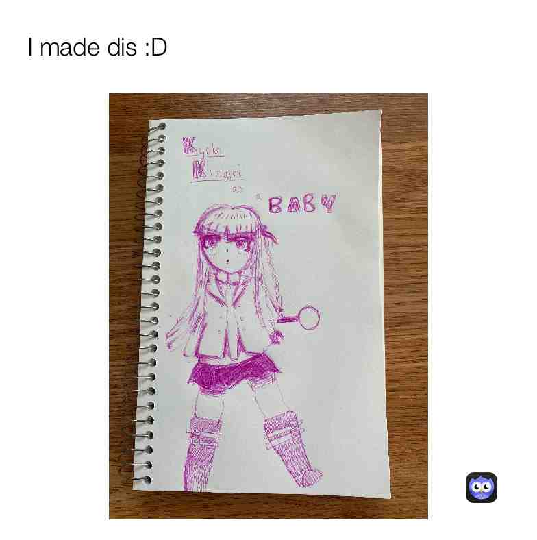 Baby Kirigiri  ​ #baby  ​ #kirigiri ​Kyoko ​ #aww ​ #art ​ #drawing