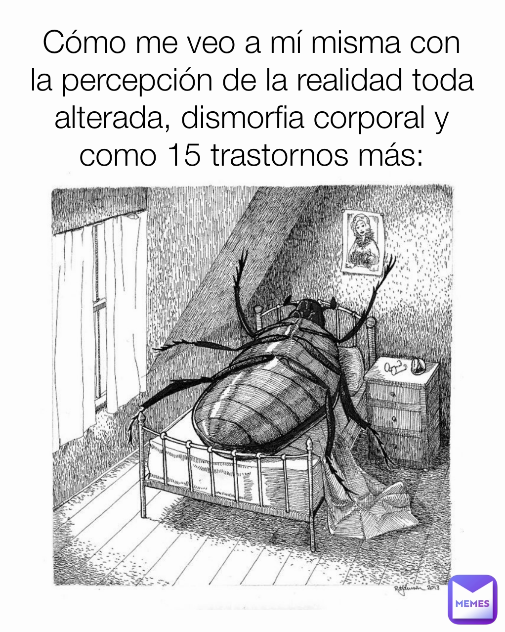 Cómo me veo a mí misma con la percepción de la realidad toda alterada, dismorfia corporal y como 15 trastornos más: