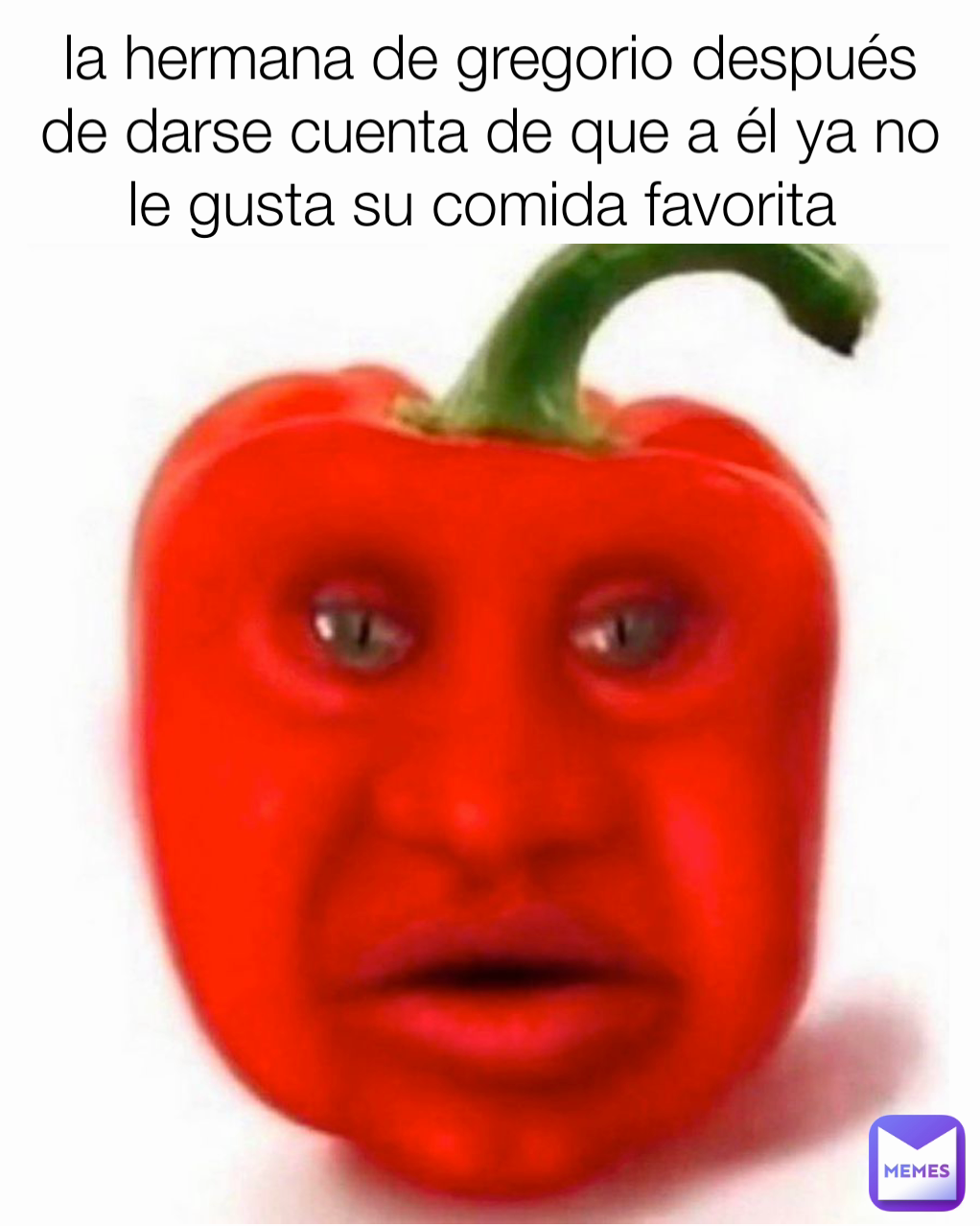 la hermana de gregorio después de darse cuenta de que a él ya no le gusta su comida favorita 