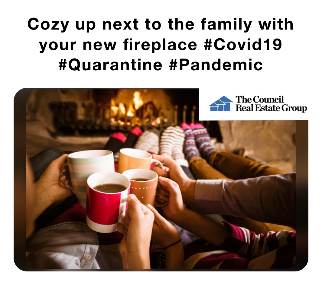 Cozy up next to the family with your new fireplace #Covid19 #Quarantine #Pandemic 