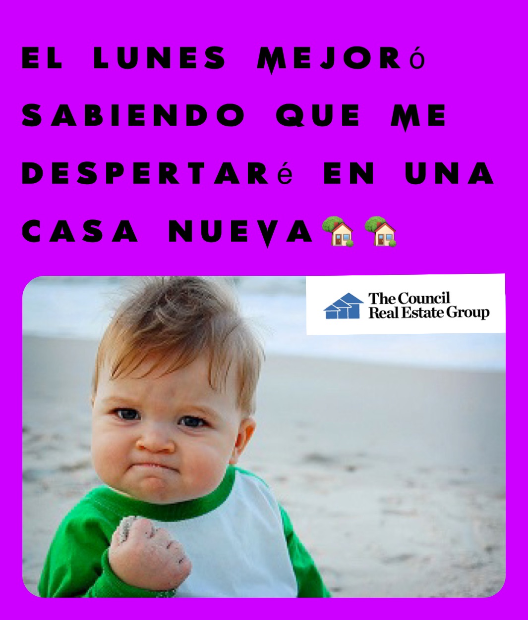 El lunes mejoró sabiendo que me despertaré en una casa nueva🏡🏡