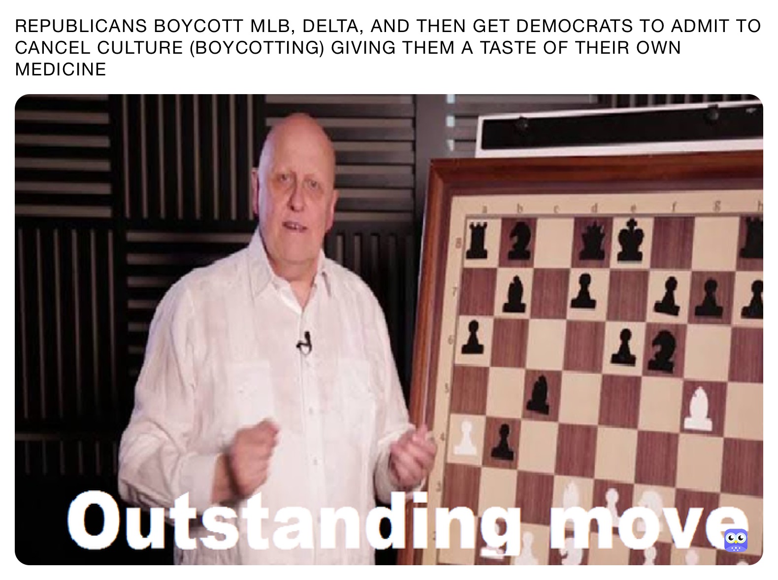 REPUBLICANS BOYCOTT MLB, DELTA, AND THEN GET DEMOCRATS TO ADMIT TO CANCEL CULTURE (BOYCOTTING) GIVING THEM A TASTE OF THEIR OWN MEDICINE 