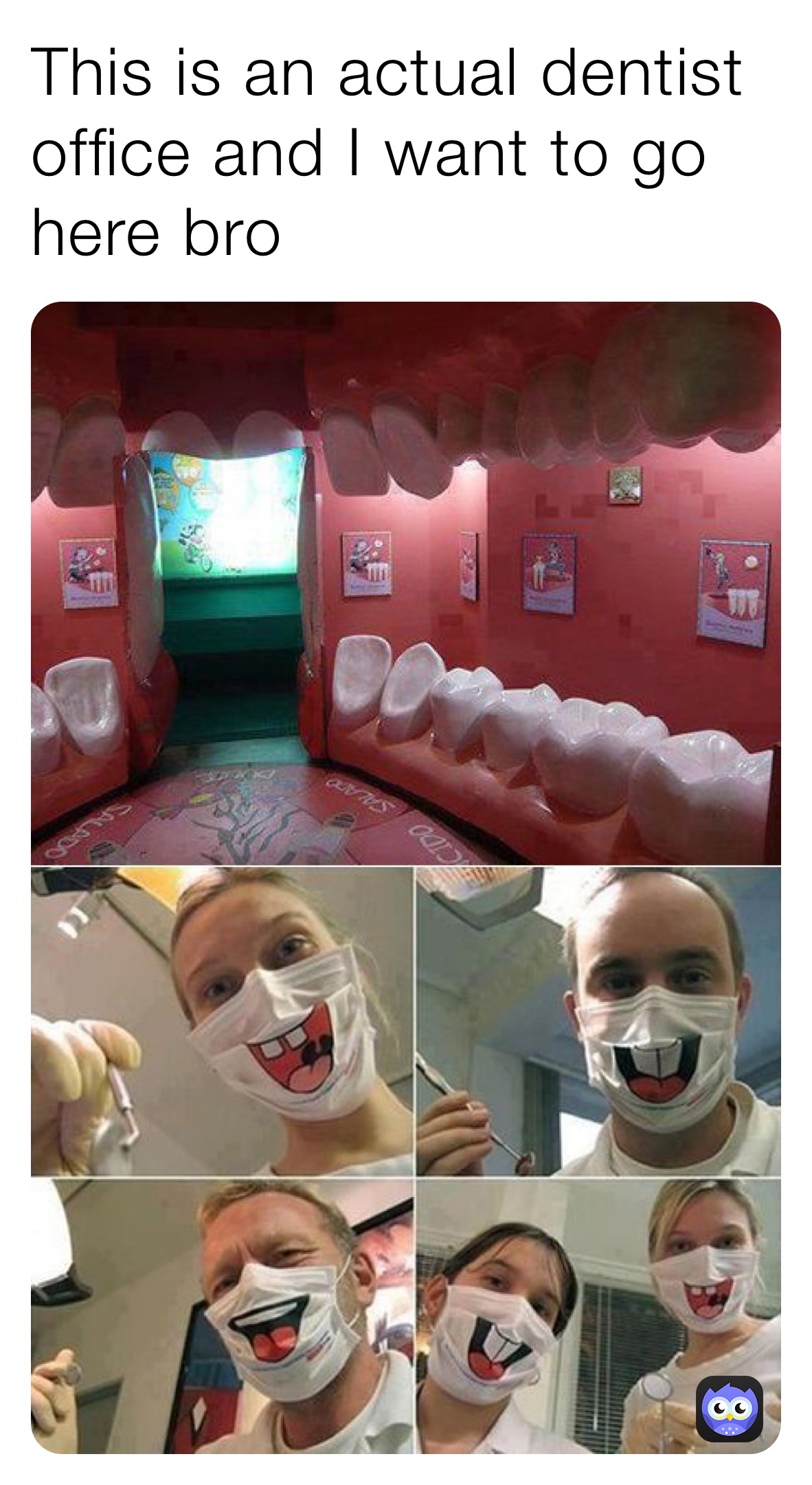 This is an actual dentist office and I want to go here bro