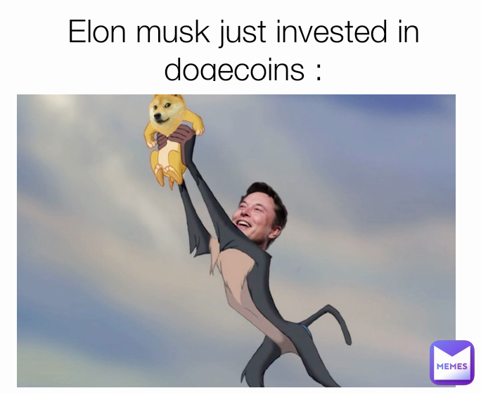 Elon musk just invested in dogecoins :