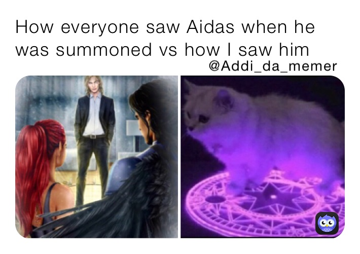 How everyone saw Aidas when he was summoned vs how I saw him