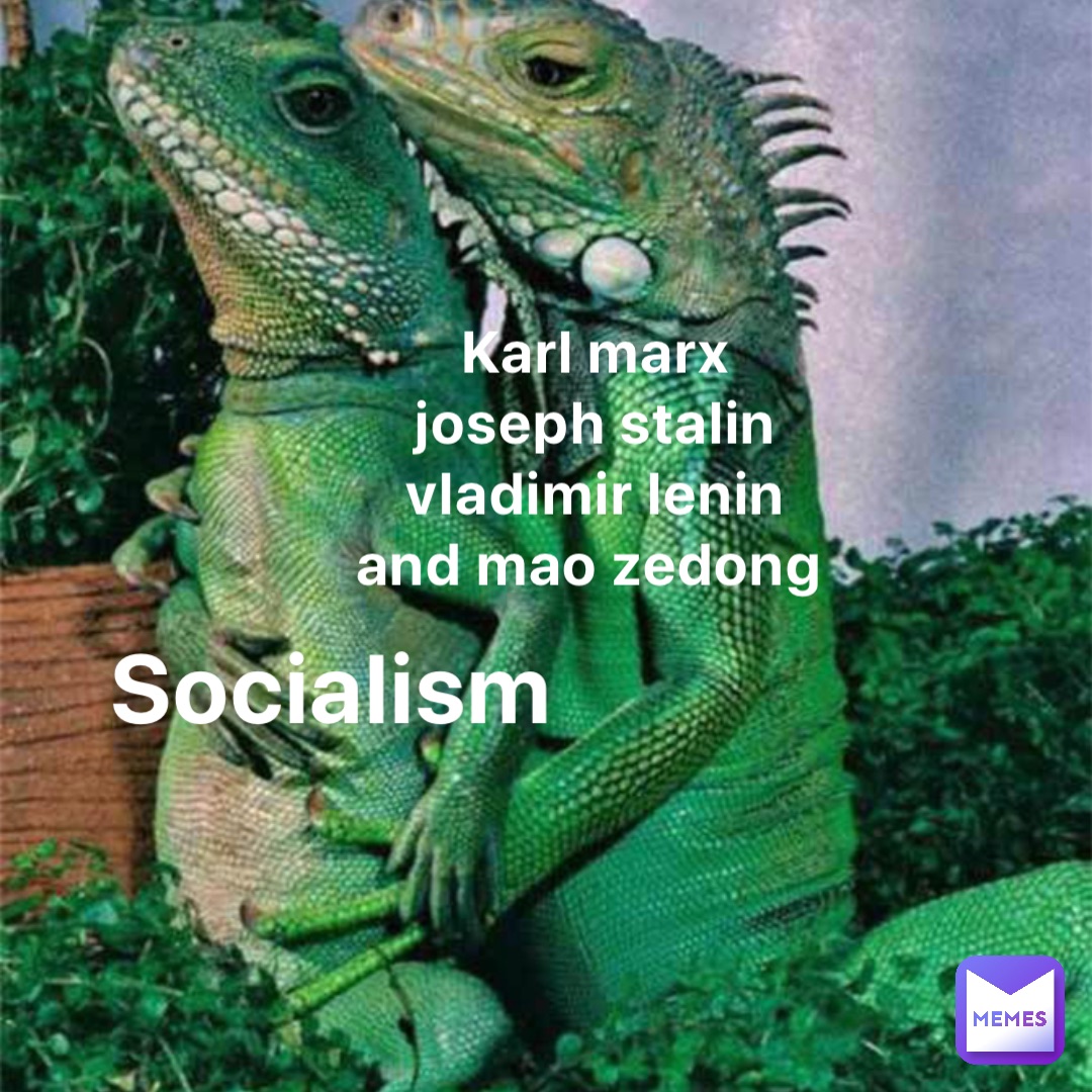 Socialism Karl Marx Joseph Stalin 
Vladimir Lenin and Mao Zedong