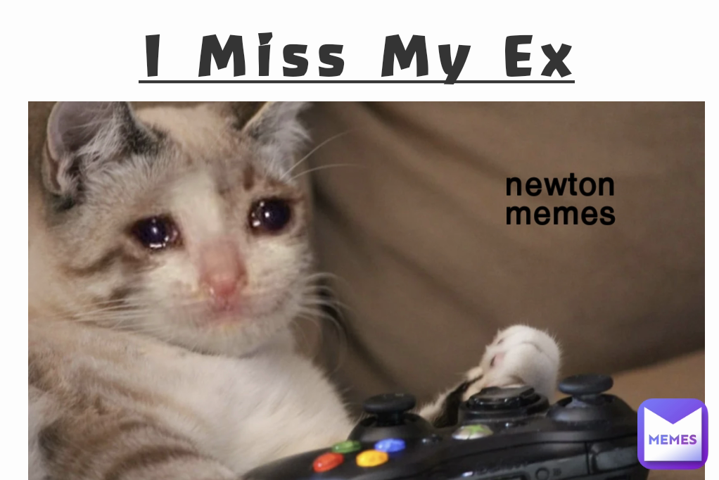 newton memes I Miss My Ex