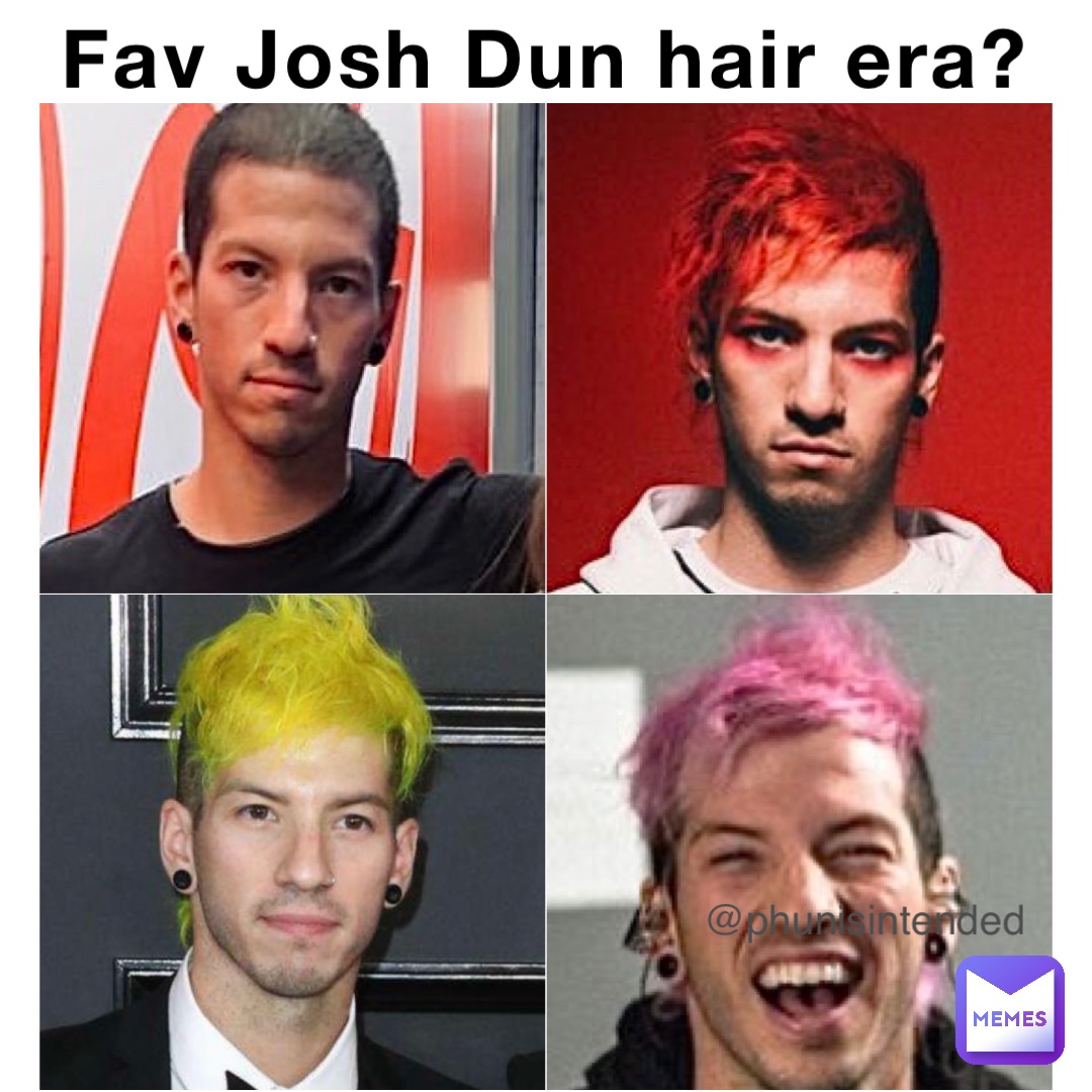 Fav Josh Dun hair era? @phunisintended