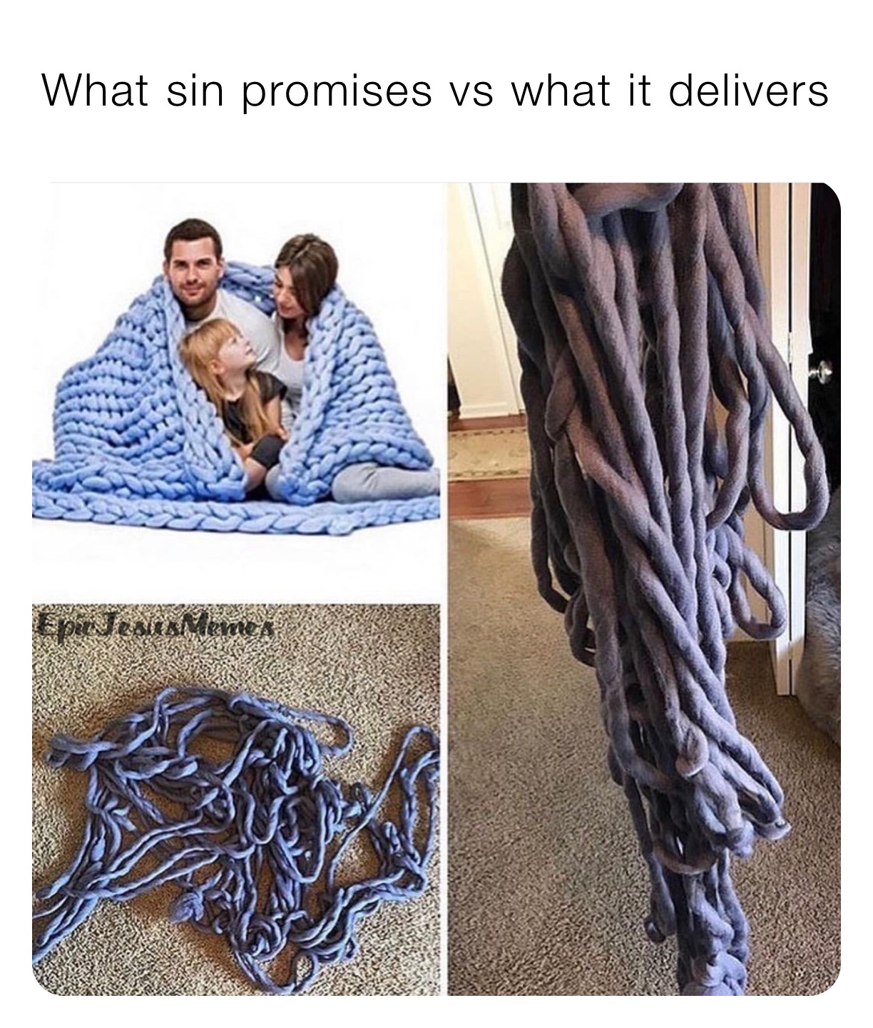 What sin promises vs what it delivers 